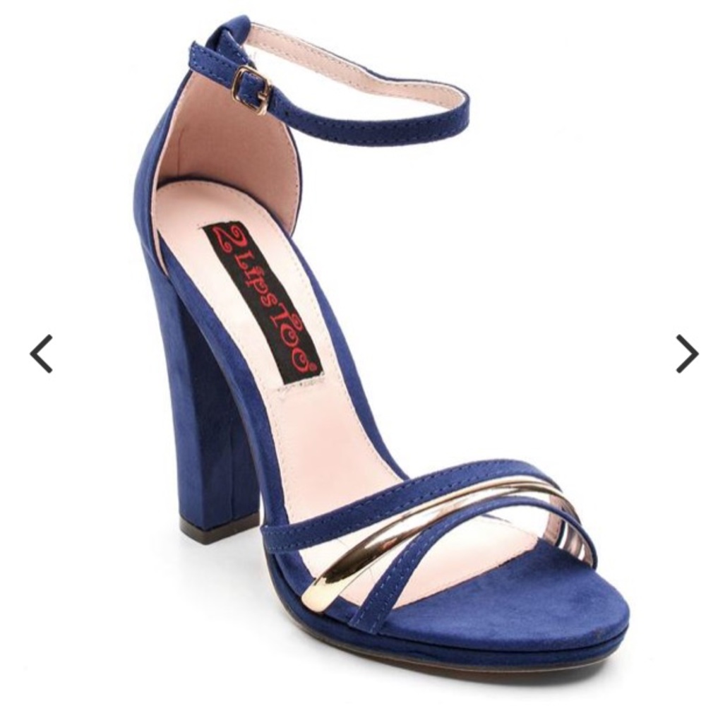 2 Lips Too Sexy Platform Sandals Too Tippet Blue🔥